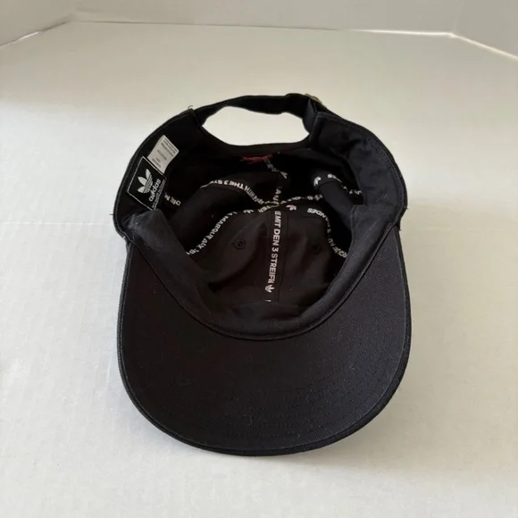 Adidas Adjustable Black Hat Patriotic Embroidered‎ American Flag Theme Logo. - Picture 5 of 12